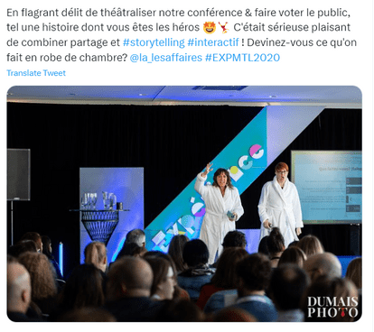 Conférence narraitve participative